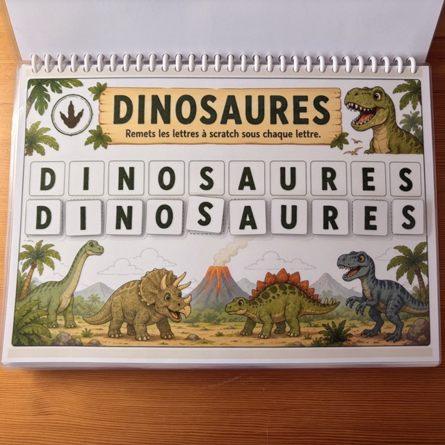 Livrets d'activités Jurassic park 3