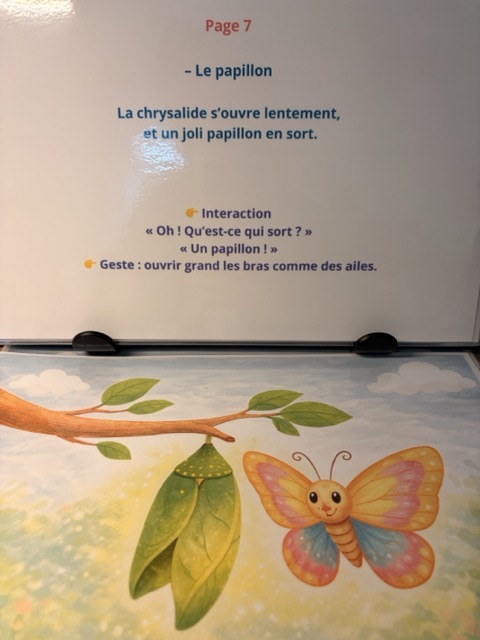 Histoire Kamishibai - La vie du Papillon 4
