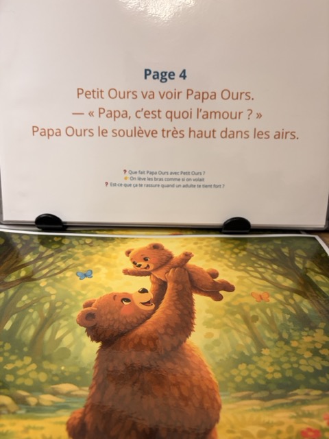 Histoire Kamishibai - Les Câlins de petit Ours 5