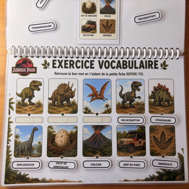 Livrets d'activités Jurassic park 11