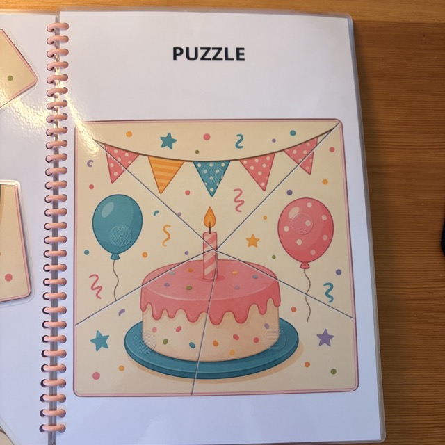 Livrets d'activités d'anniversaire 6