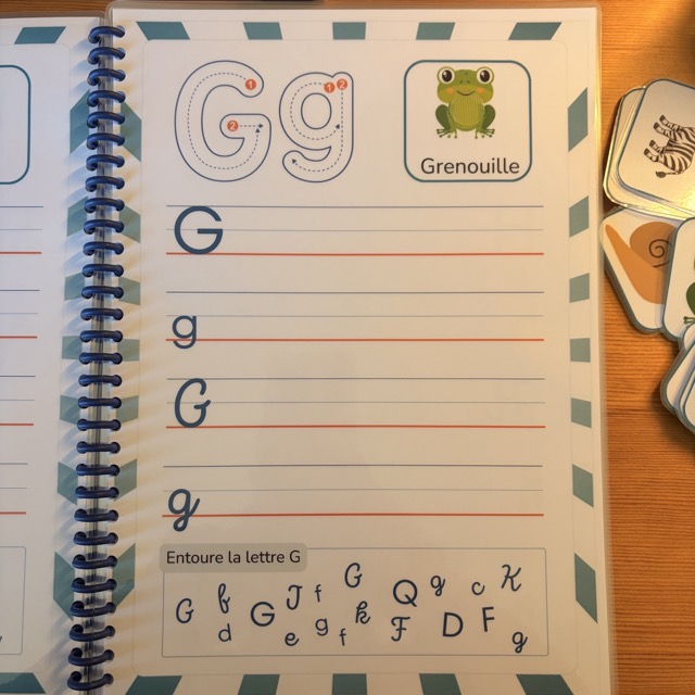 Livrets  d'apprentissage alphabet et chiffres 13