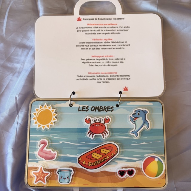 Ma valise d'activités en vacances 2