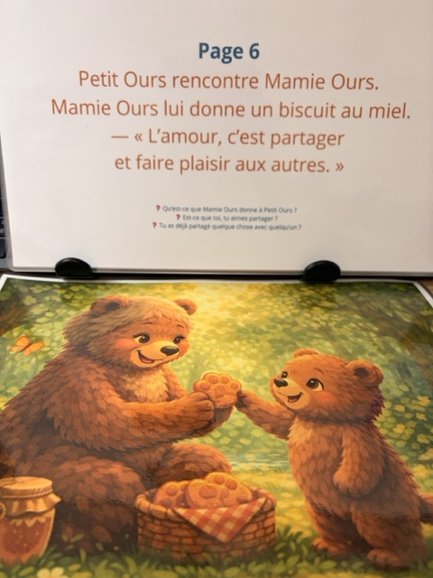 Histoire Kamishibai - Les Câlins de petit Ours 6