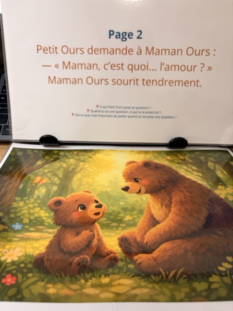 Histoire Kamishibai - Les Câlins de petit Ours 3