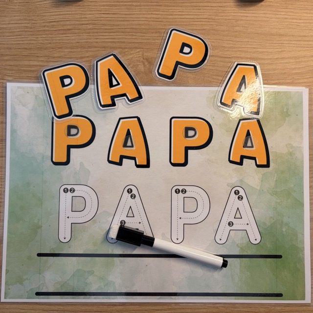 Jeu éducatif- repérage lettres prénom 3