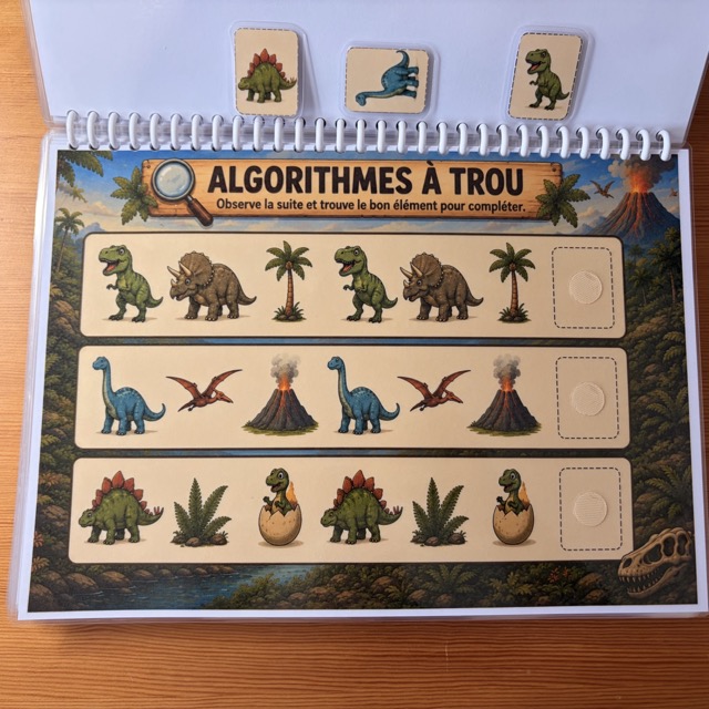 Livrets d'activités Jurassic park 7