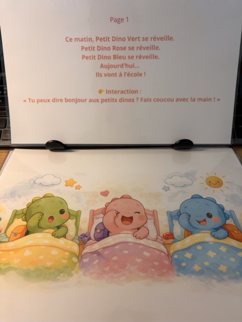 Histoire Kamishibai - Les petits Dinos 2