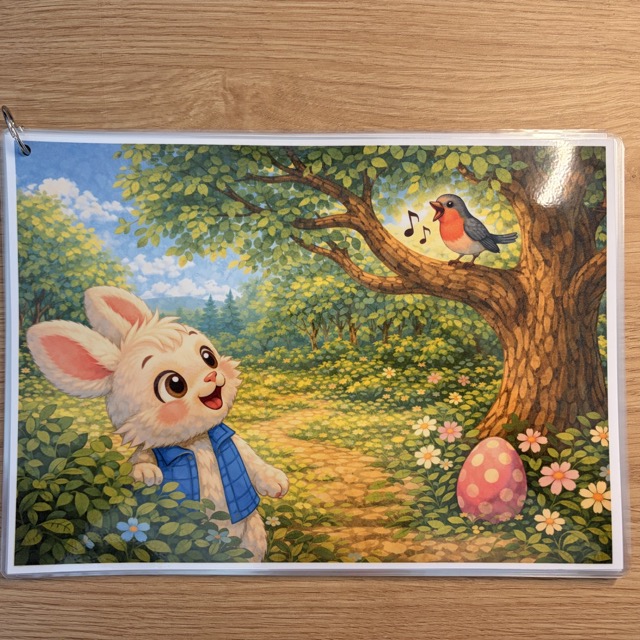 Histoire Kamishibai - Le Petit Lapin de Pâques 5
