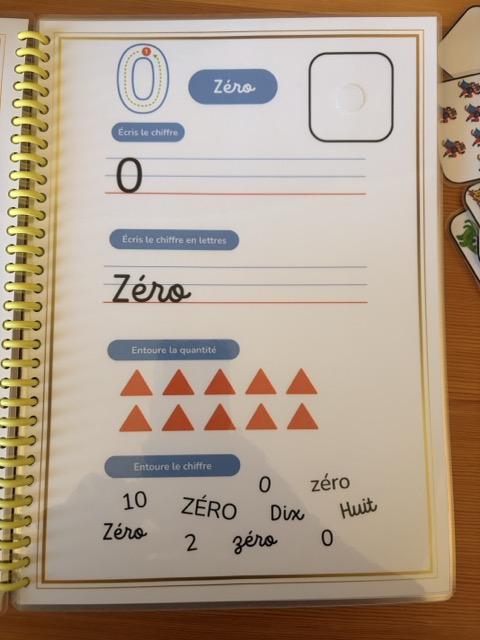 Livrets  d'apprentissage alphabet et chiffres 2
