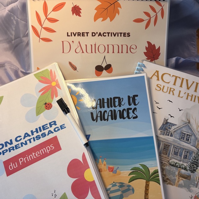 Livrets d'activités les 4 saisons