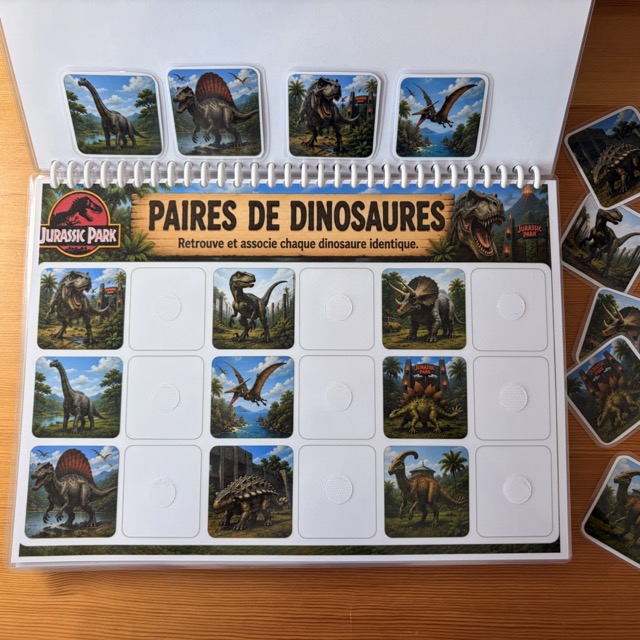 Livrets d'activités Jurassic park 5