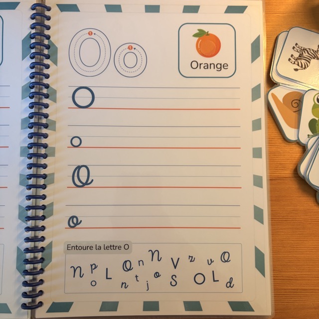 Livrets  d'apprentissage alphabet et chiffres 14