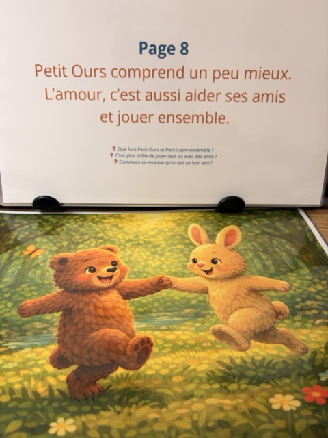 Histoire Kamishibai - Les Câlins de petit Ours 7