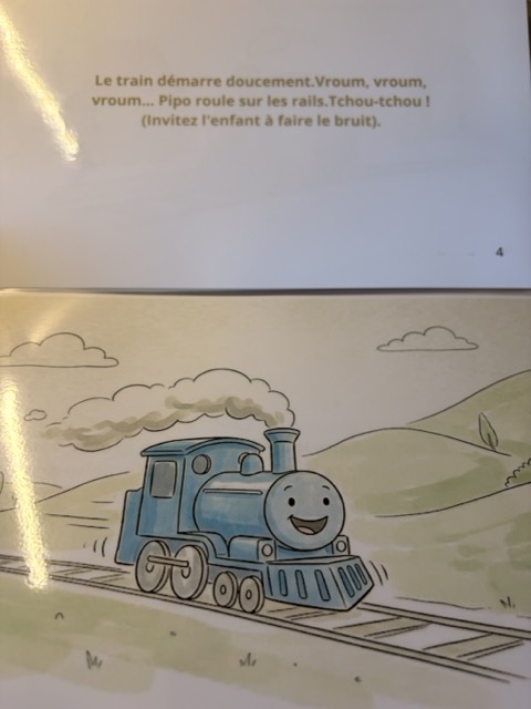Histoire Kamishibai La gare des Amis 3