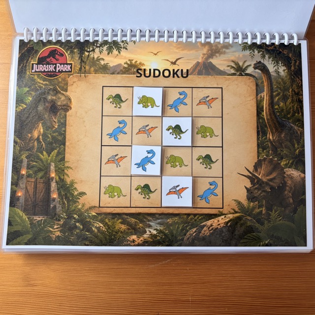 Livrets d'activités Jurassic park 4