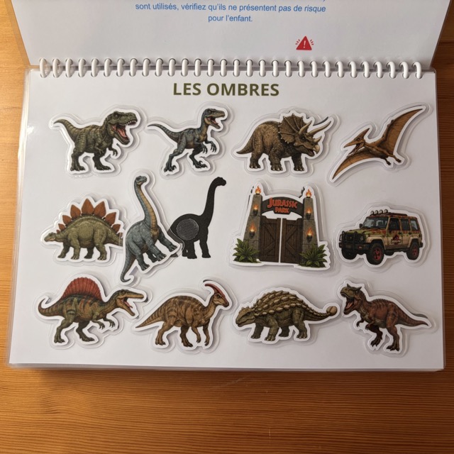 Livrets d'activités Jurassic park 2