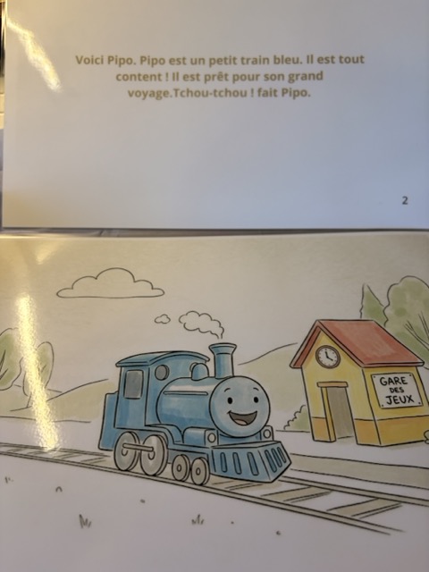 Histoire Kamishibai La gare des Amis 2