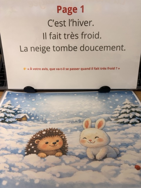 Histoire Kamishibai - La moufle partagée 2