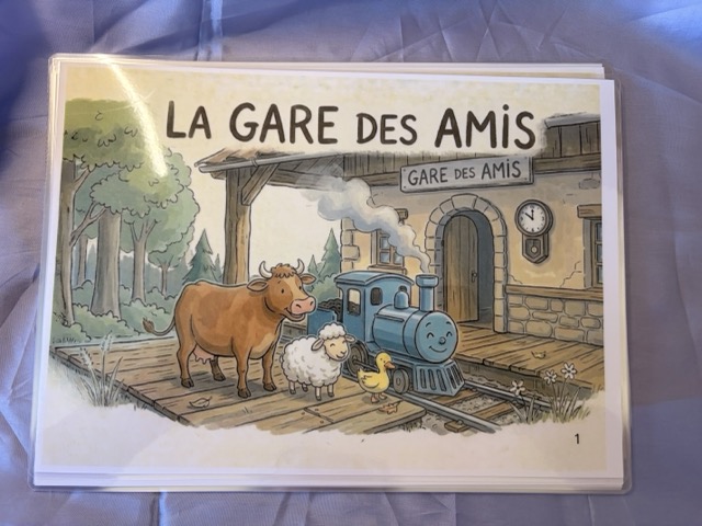 Histoire Kamishibai La gare des Amis