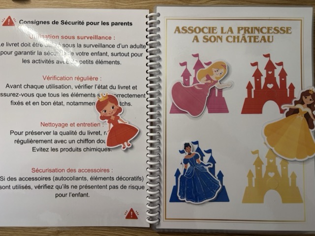 Livret d'activités les Princesses 2