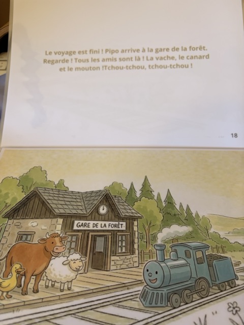 Histoire Kamishibai La gare des Amis 10