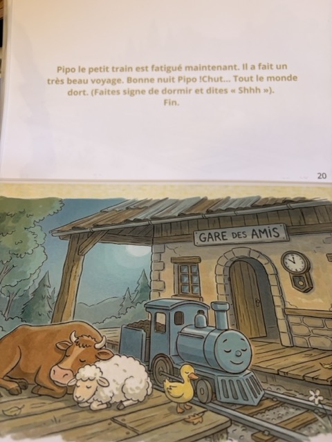 Histoire Kamishibai La gare des Amis 11